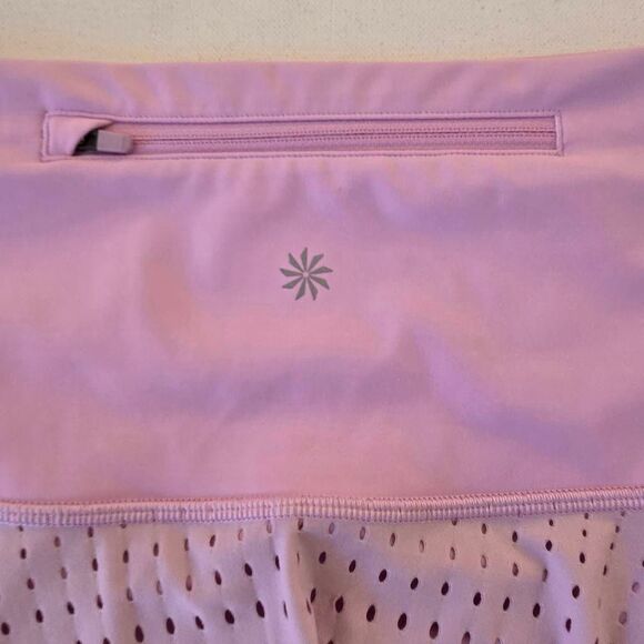 Athleta Womens A Game Perforated Pink Lavender Athletic Skort Size 2X - Picture 7 of 12